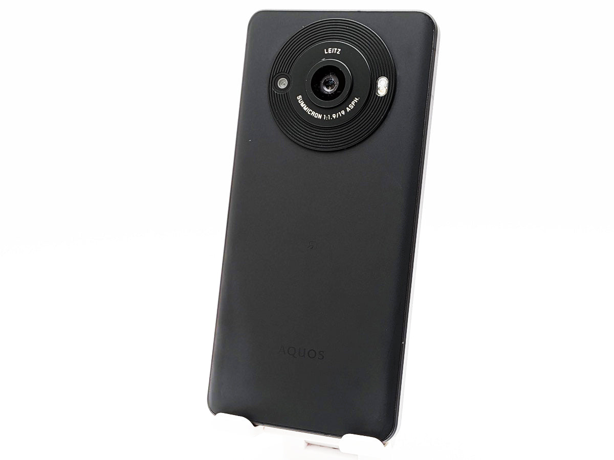 SHARP AQUOS R8 Pro 256GB A301SH بطارية ممتازة، غير مقفل، أسود، تمت إعادة ضبط المصنع، zhh307m