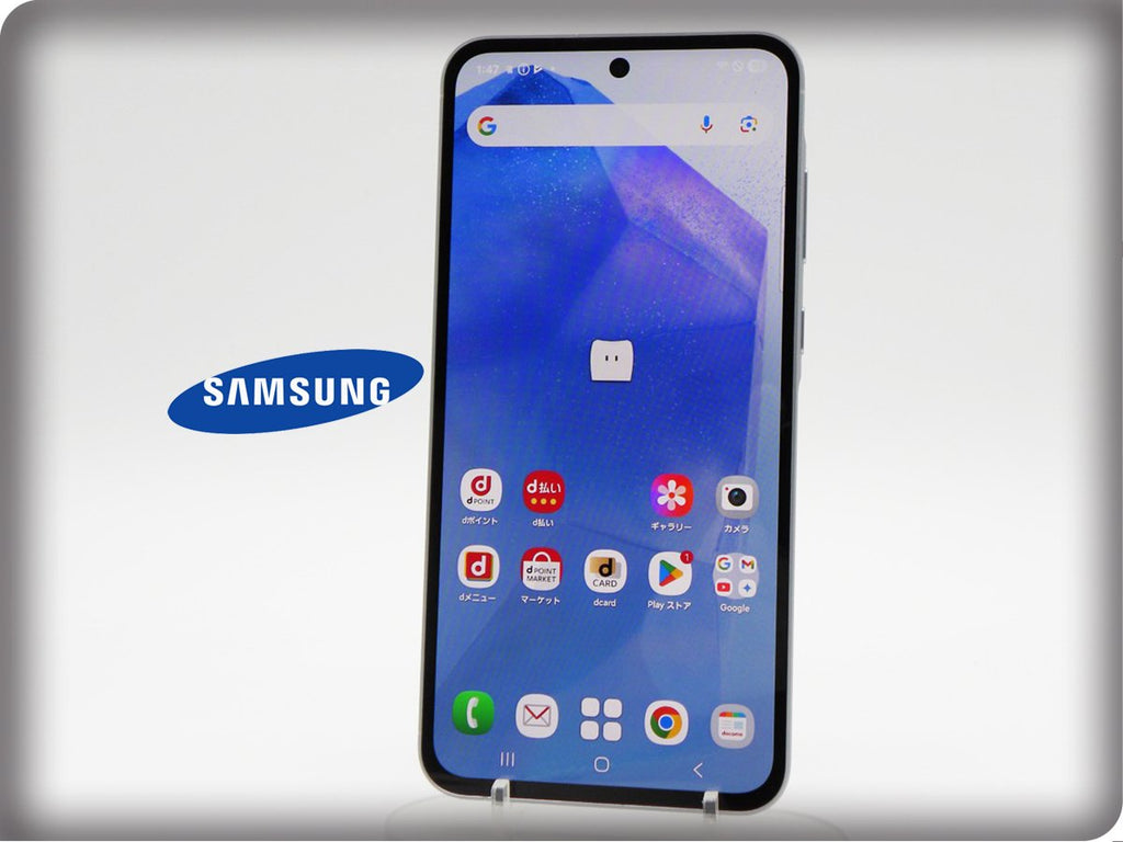 ■ممتاز جدًا■سامسونج■تصنيف A■جالاكسي A55 5G/128 جيجابايت/SC-53E/غير مقفل/بطارية 80% فأكثر/تمت إعادة الضبط/أزرق جليدي/zhh258m