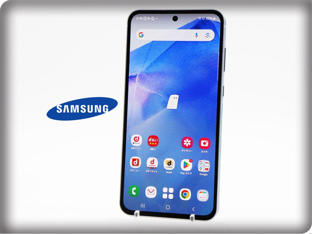 ■جميل جدًا■SAMSUNG/سامسونج■تصنيف A■Galaxy A55 5G/128GB/SC-53E/غير مقفل/البطارية 80% فأكثر/مُعاد ضبط المصنع/أزرق ثلجي رائع/zhh251m