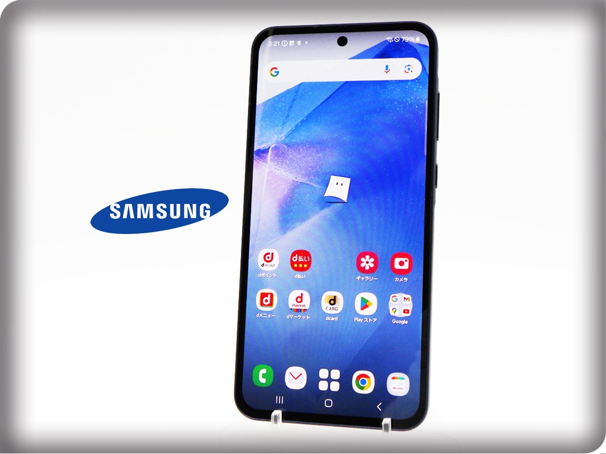 ■SAMSUNG/سامسونج■Galaxy A55 5G/128GB/SC-53E/غير مقفل/البطارية 80%+/تم إعادة التعيين/أزرق رائع/zhh256m